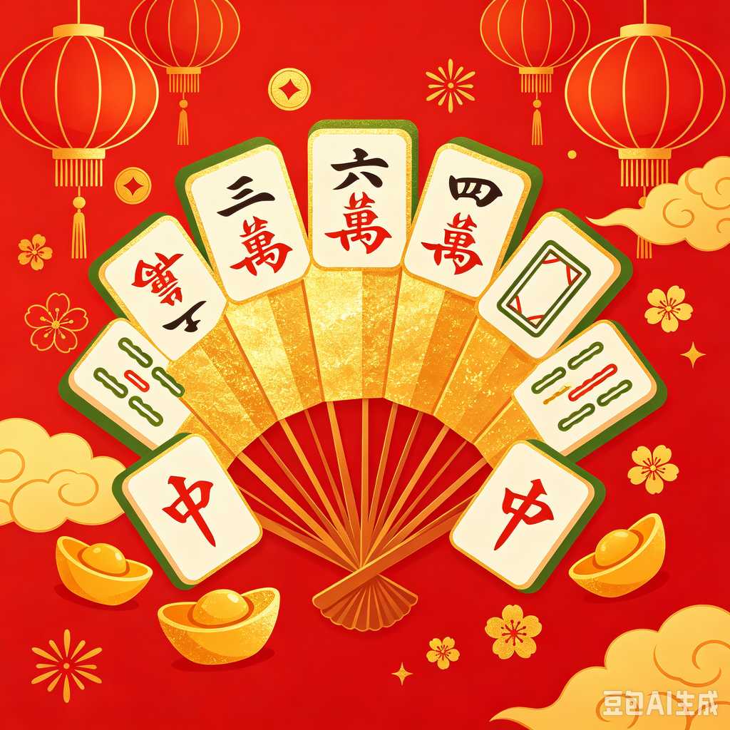 logo printed mahjong gift box