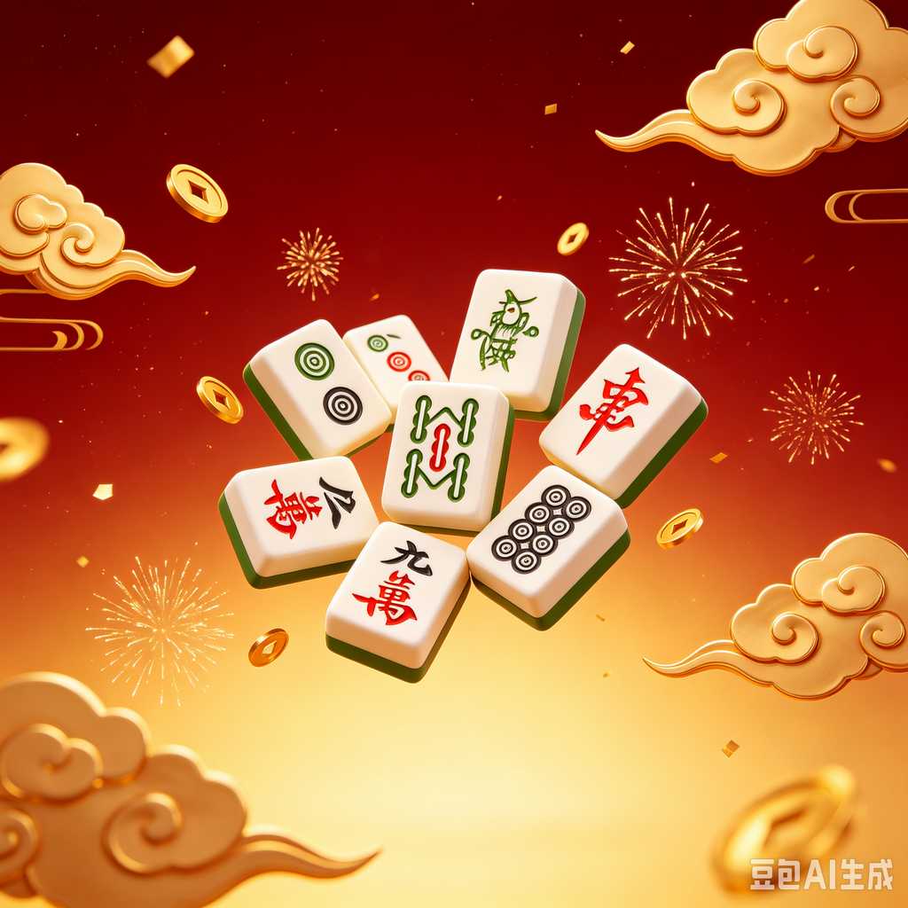 pastel color mahjong tiles